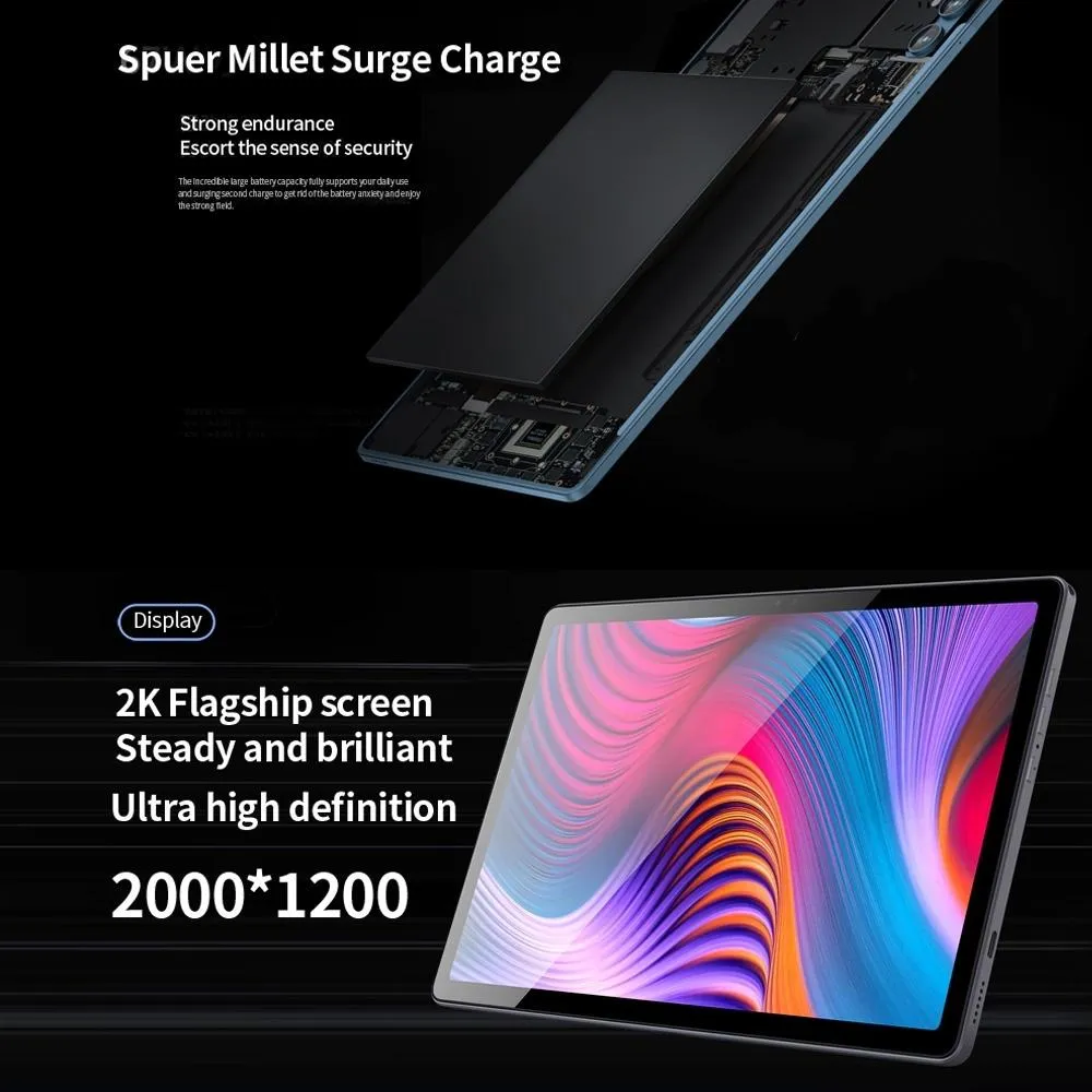 10.36 Inch 4g Tablet Pc 6gb 128gb Android 11.0 Octa Core 2.0ghz Dual Sim Gps Wifi Bt