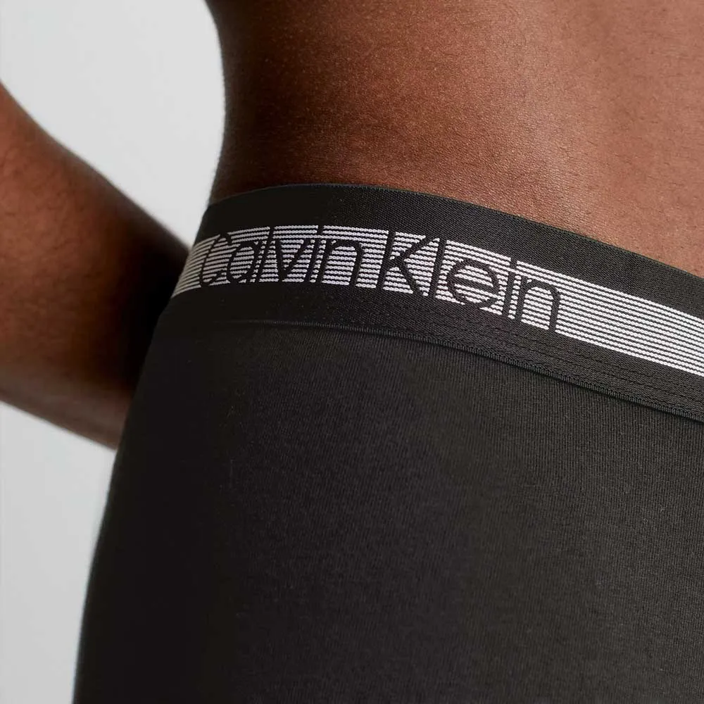 3 Pack Men's Trunks - Black Multi