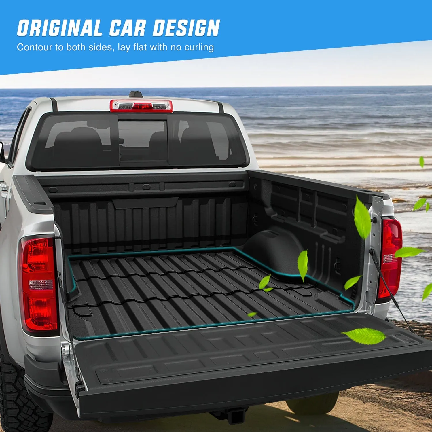 5ft Rubber Short Bed For 2015-2022 Chevy Colorado/GMC Canyon