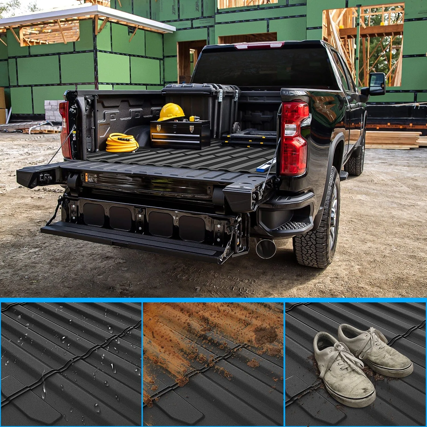 5ft Rubber Short Bed For 2015-2022 Chevy Colorado/GMC Canyon