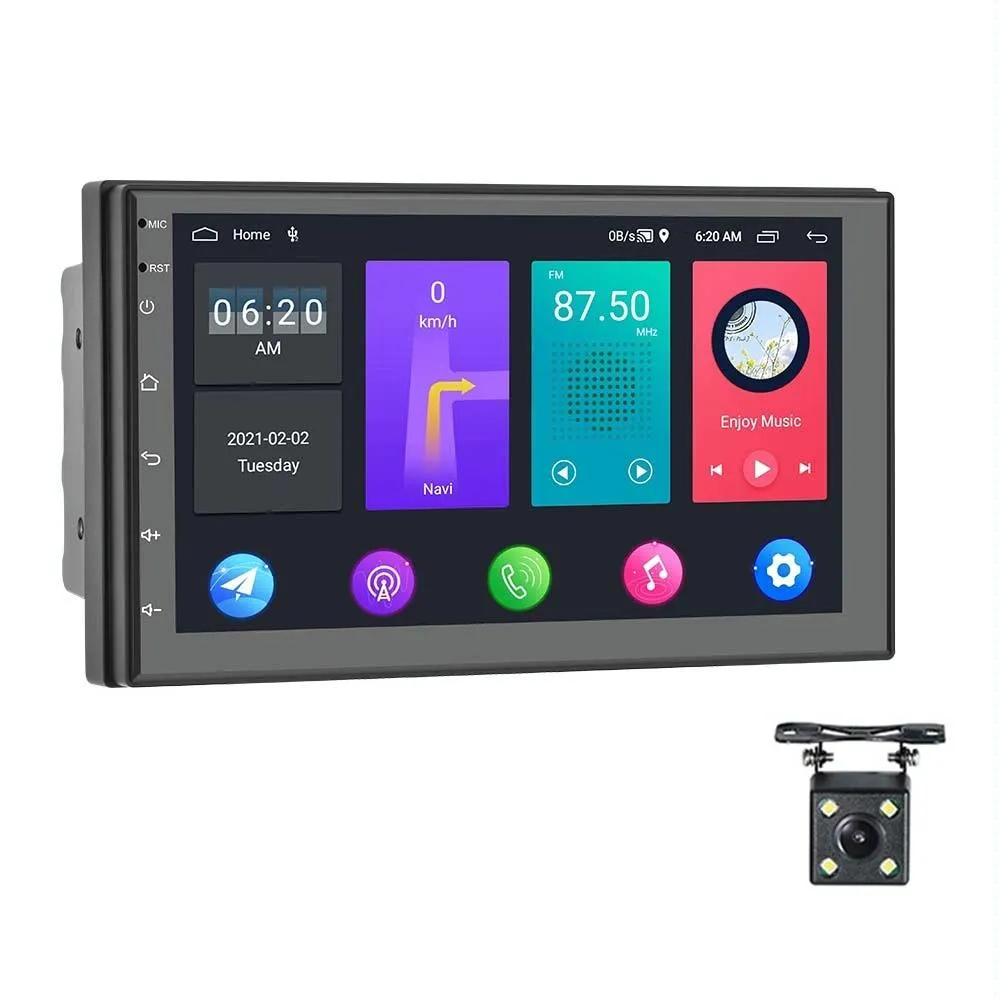 7 Inch Android Wifi Car Navigation Reversing Video Player - 2   32G Standard   4Lights Camera