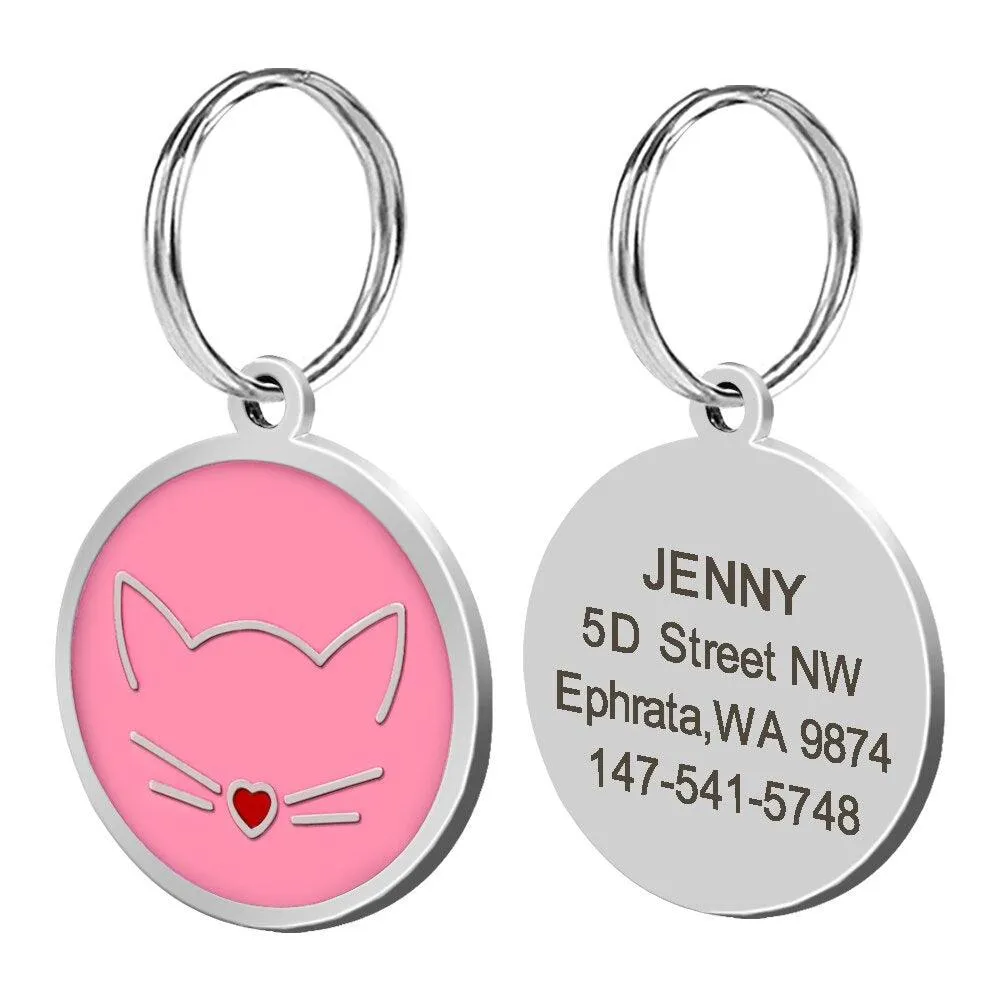 Cat's Crystal Personalized ID Tag
