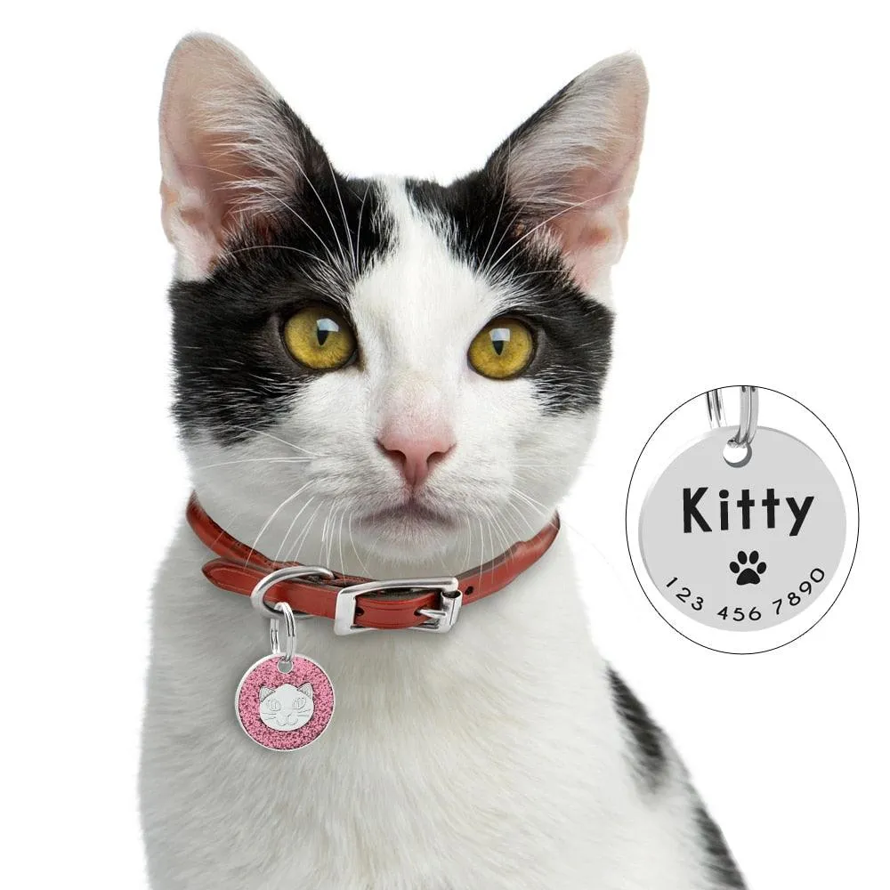 Cat's Crystal Personalized ID Tag