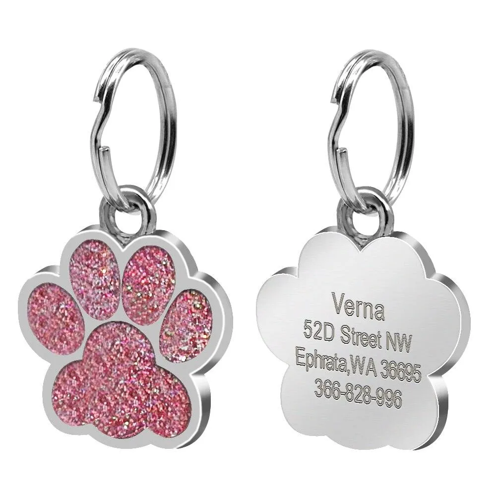 Cat's Crystal Personalized ID Tag