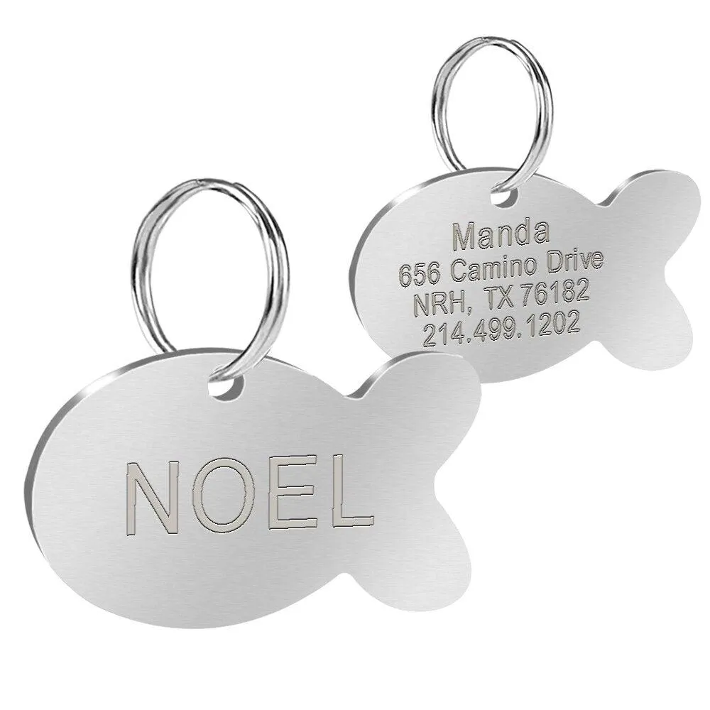 Cat's Crystal Personalized ID Tag