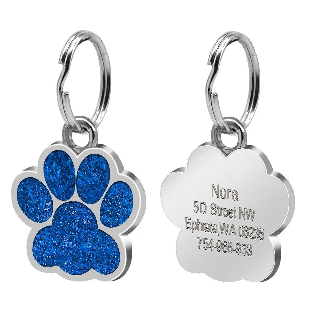 Cat's Crystal Personalized ID Tag