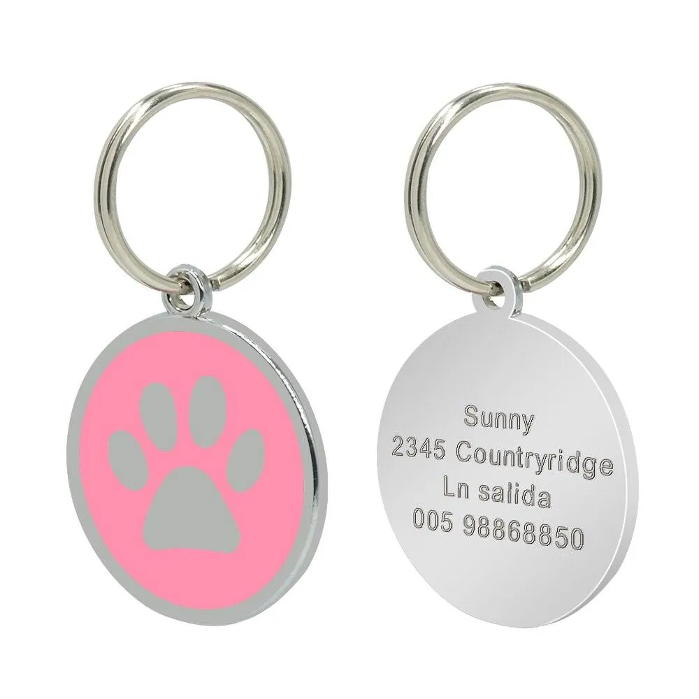 Cat's Crystal Personalized ID Tag