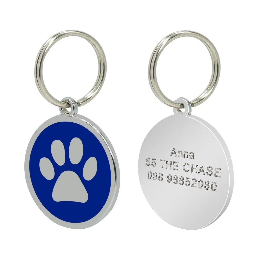 Cat's Crystal Personalized ID Tag