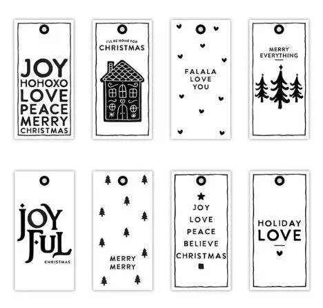 Gift Tags - Christmas Woodlands