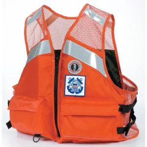 Industrial Mesh Vest for USCG Auxiliary