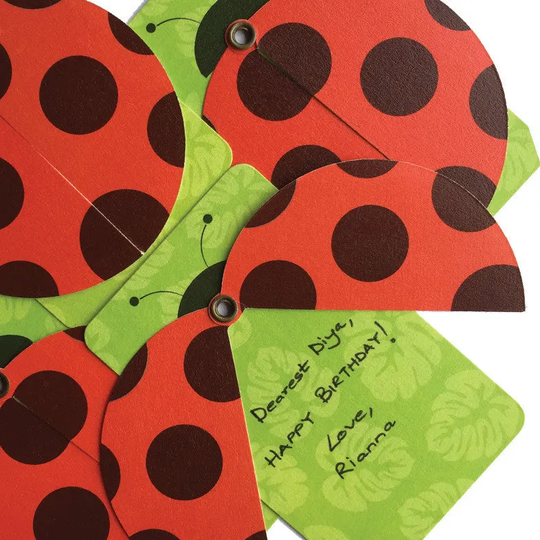 Lady Bug Gift Tags