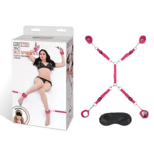 Lux Fetish Bed Spreader - Hot Pink