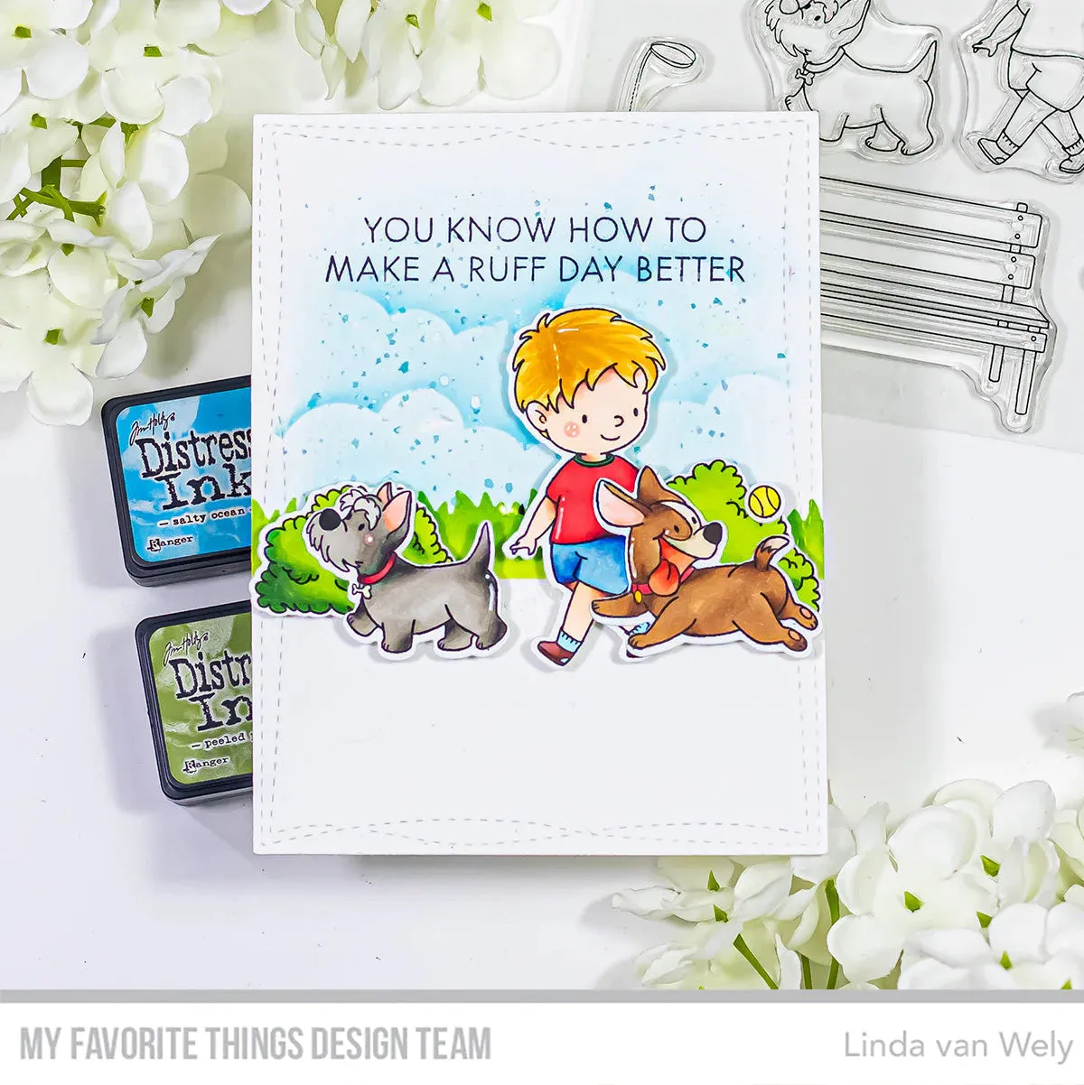 My Favorite Things Clear Stamps 6"x 8" - Long Walk with a Best Friend*