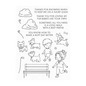 My Favorite Things Clear Stamps 6"x 8" - Long Walk with a Best Friend*