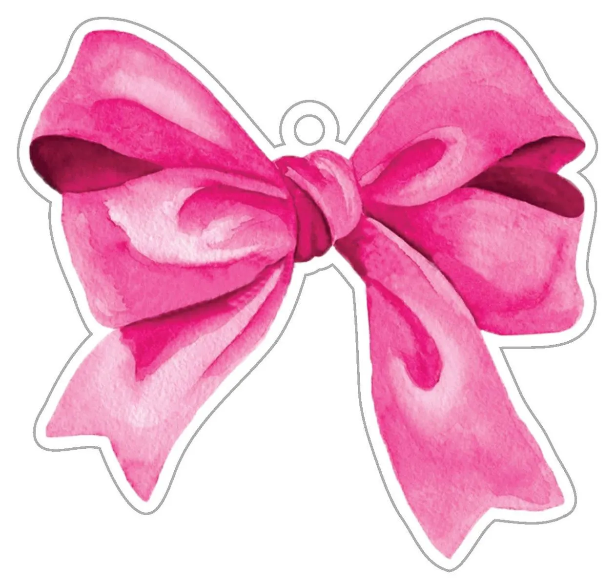 Pink Bow Gift Tags