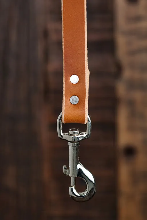 The Ranger Shorty Leash | Short Leather Handle For Your Pet