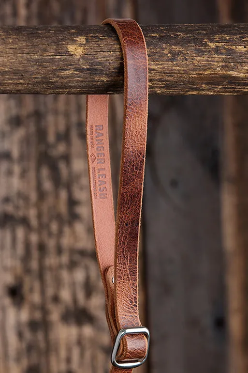 The Ranger Shorty Leash | Short Leather Handle For Your Pet