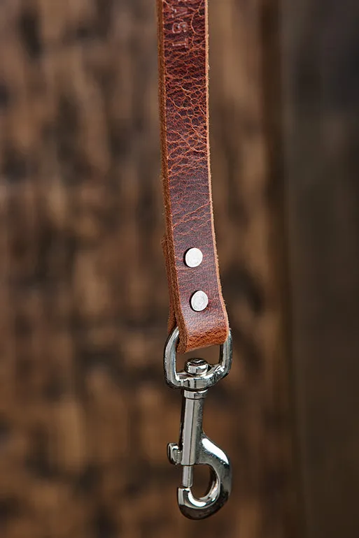 The Ranger Shorty Leash | Short Leather Handle For Your Pet