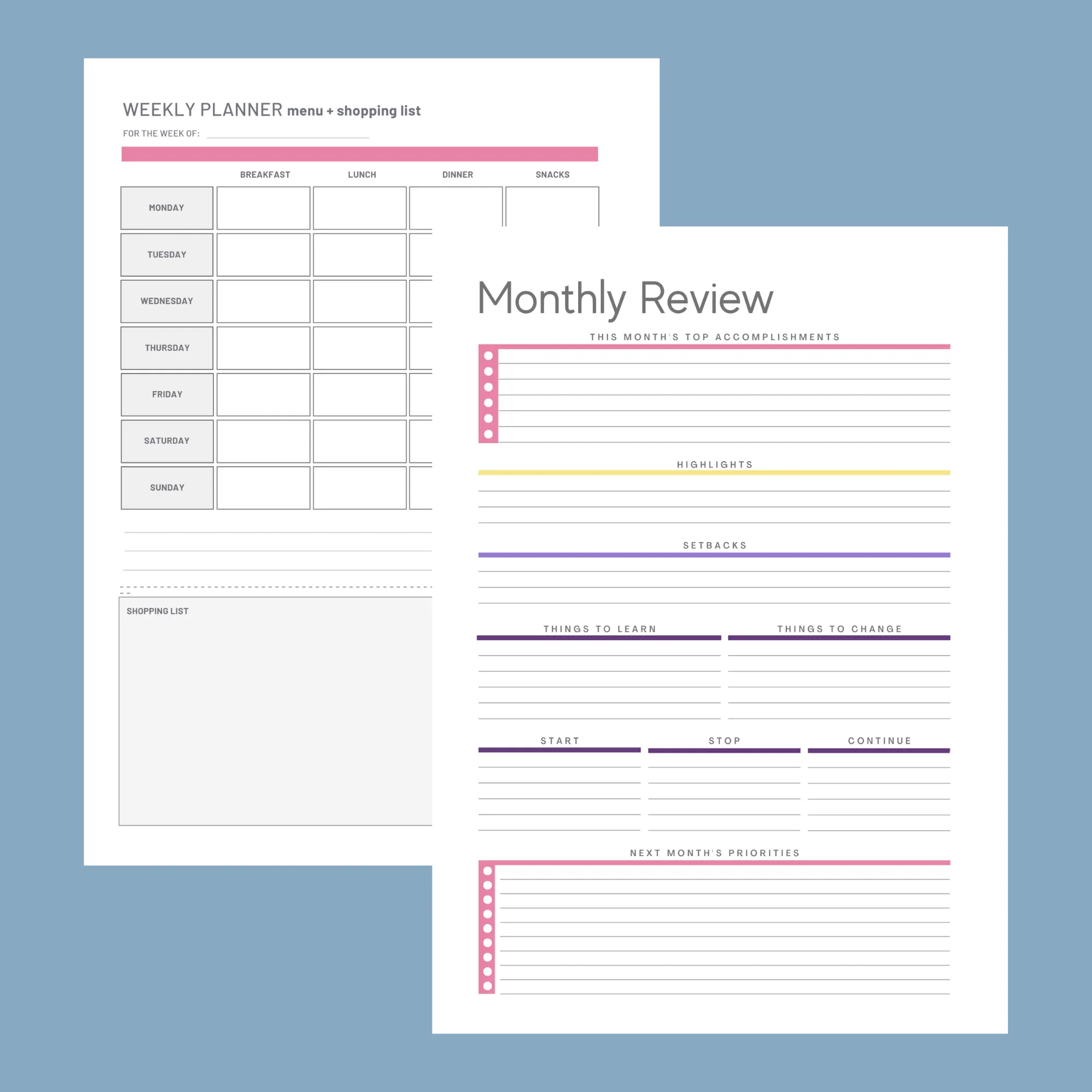 Weekly Planner 2025:  Synchronicity