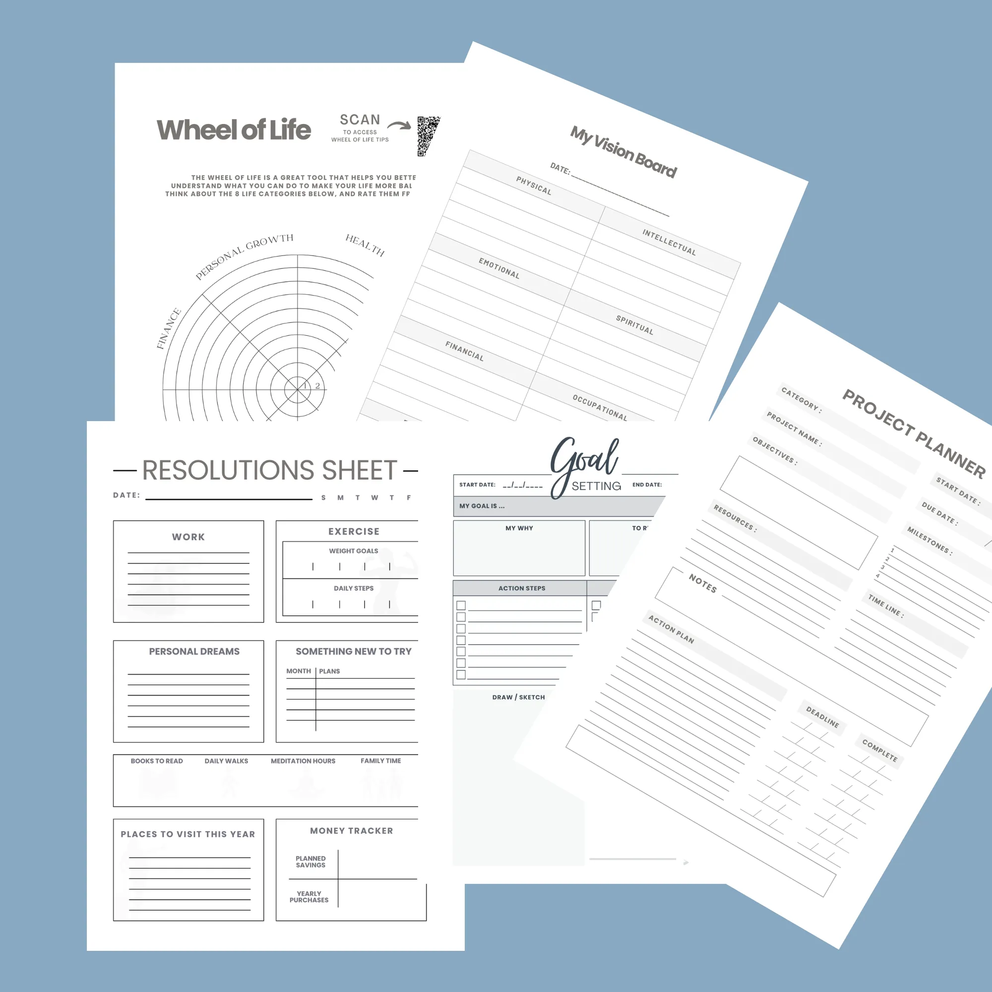 Weekly Planner 2025:  Synchronicity